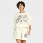 Modern Lux Women's Cup Of Therapy Elephant Graphic Sweatshirt - Ivory