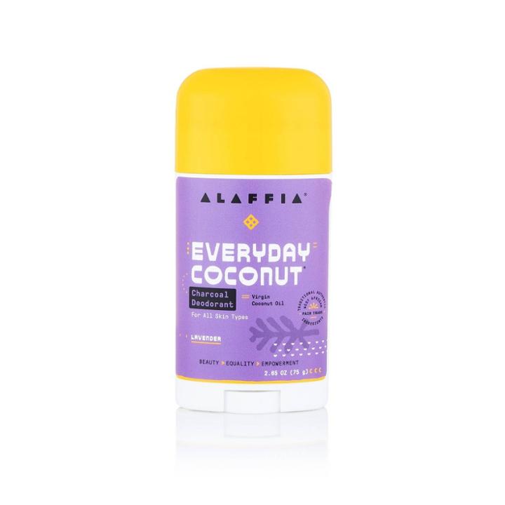 Alaffia Everyday Coconut Charcoal Deodorant - Lavender