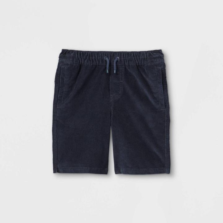 Boys' Corduroy Pull-on Shorts - Cat & Jack Navy
