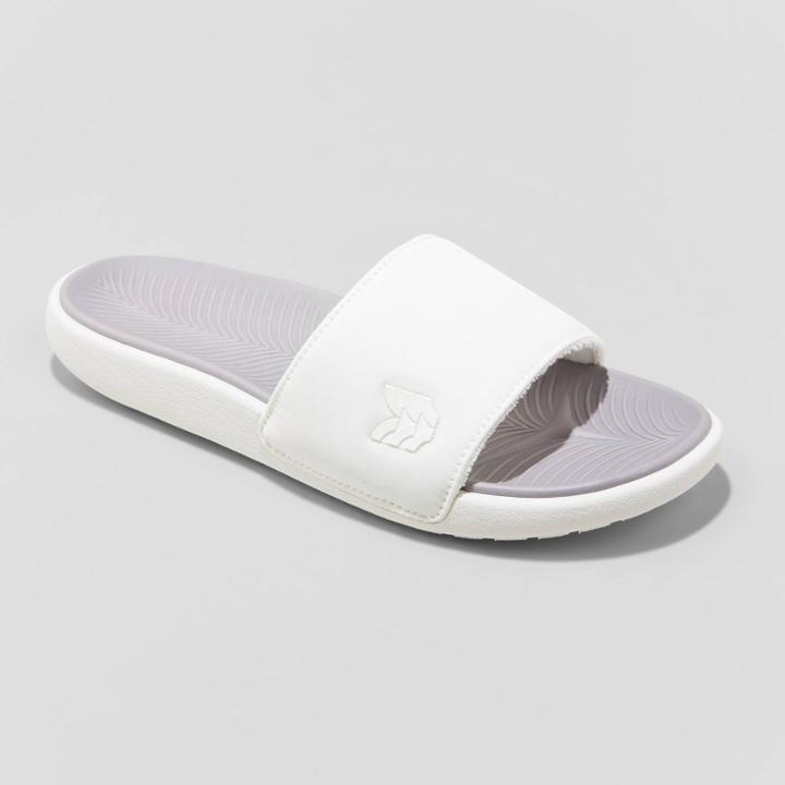 Women's Emerald Slide Sandals - All In Motion White