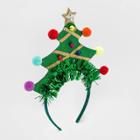 Girls' Christmas Tree Headband - Cat & Jack Green