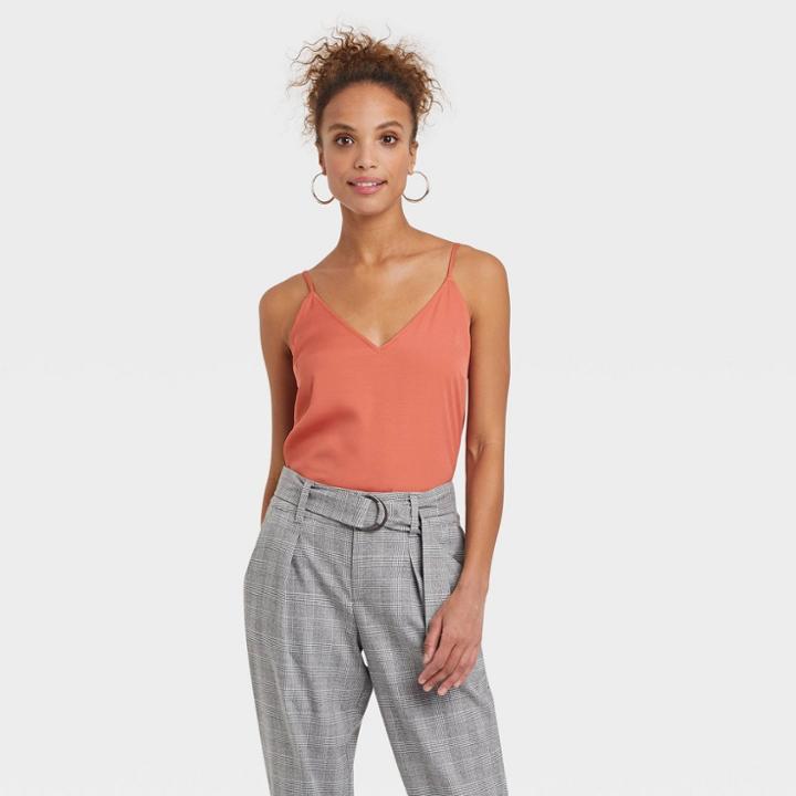 Women's Cami - A New Day Orange