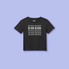 Girls' 'be Cool Be Kind' Short Sleeve Graphic T-shirt - More Than Magic Charcoal Gray