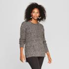 Maternity Traveling Cable Pullover - Isabel Maternity By Ingrid & Isabel Charcoal S, Women's, Gray
