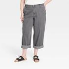 Women's Plus Size High-rise Straight Jeans - Universal Thread Gray