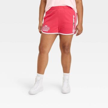 Women's Plus Size The Proud Family Penny Graphic Shorts - Pink