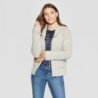 Women's Zip Front Cardigan - Universal Thread Gray