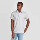 Men's Colorblock Standard Fit Short Sleeve Polo T-shirt - Goodfellow & Co Gray