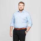 Target Men's Big & Tall Standard Fit Long Sleeve Button-down Shirt - Goodfellow & Co Blue