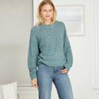 Women's Crewneck Pullover Sweater - Universal Thread Teal