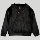 Afton Street Toddler Boys' Windbreaker Pullover Jacket - Black