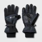 Men's Zip Pocket Ski Gloves - Goodfellow & Co Black
