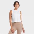 Women's Cropped Tank Top - All In Motion White