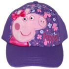 Toddler Girls' Peppa Pig Baseball Hat - Purple,