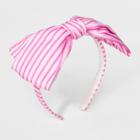Girls' Striped Bow Headband - Cat & Jack One Size,