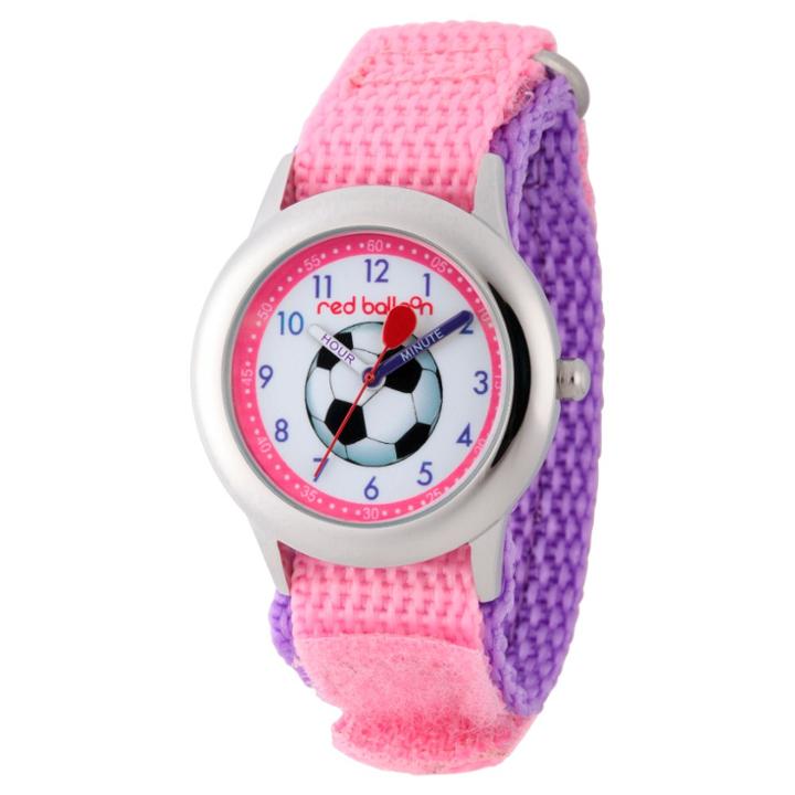 Girls' Red Balloon Stainless Steel Watch - Pink
