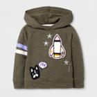 Toddler Girls' Long Sleeve Sweatshirt - Cat & Jack Spring Olive