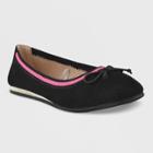 Girls' Lynn Sport Bottom Ballet Flat - Cat & Jack Black