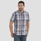 Dickies Men's Contemporary Fit Plaid Short Sleeve Button-down Shirt - Gray