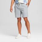 Men's 8 Striped Elastic Waist Shorts - Goodfellow & Co Navy