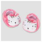 Baby Girls' Velboa Bootie - Kitty 0-6m - Gerber, Pink