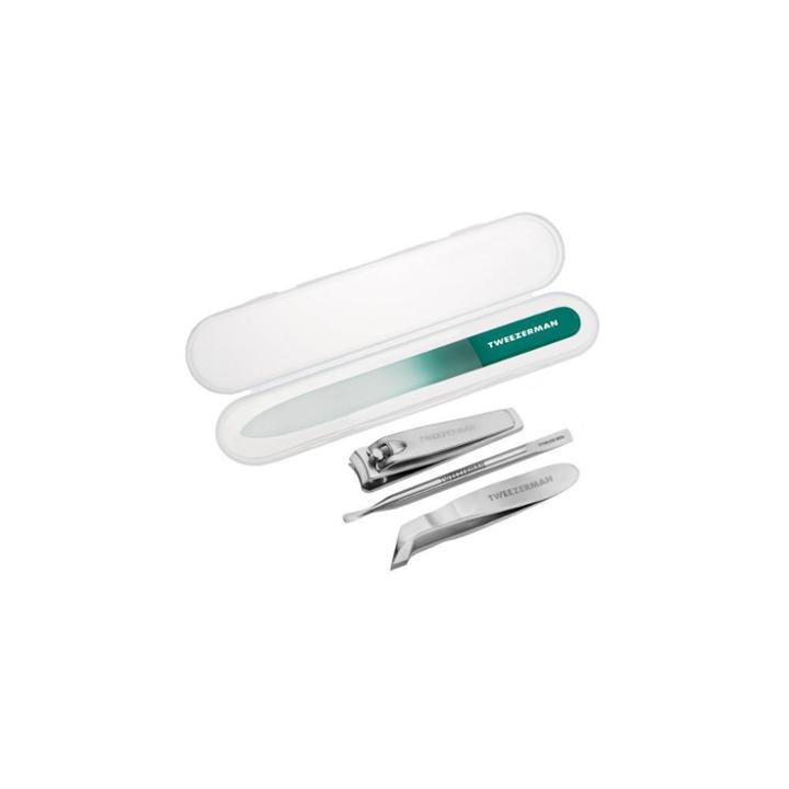 Tweezerman Glass File Clipper Nipper And Mini Pushy