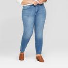 Women's Plus Size Four Way Stretch Skinny Jeans - Universal Thread Medium Wash