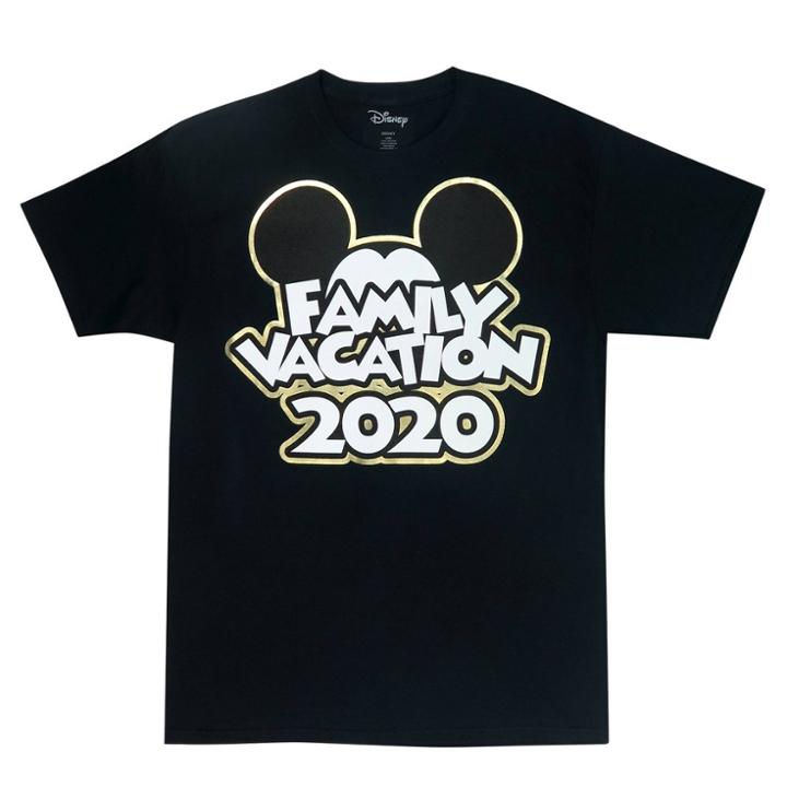 Men's Mickey Family Vacation 2020 T-shirt (plus Size) - Disney - Black 3x, Men's, Size: Xxx