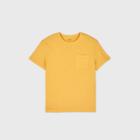 Men's Tall Standard Fit Pigment Dye Short Sleeve Crew Neck T-shirt - Goodfellow & Co Orange