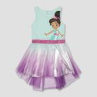 Toddler Girls' Nella The Princess Knight Dress - Mint Heather
