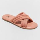 Women's Maxie Crossband Slide Sandals - Shade & Shore Rose Pink