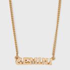 Zodiac Gemini Pendant Necklace - Wild Fable Gold