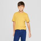 Boys' Burnout Wash Short Sleeve T-shirt - Cat & Jack Yellow