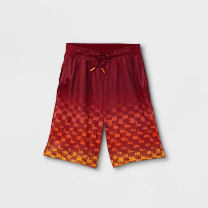 Boys' Geometric Ombre Performance Shorts - All In Motion Xl,