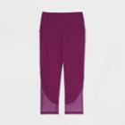 Women's Contour Curvy High-rise Capri Leggings 21 - All In Motion Purple