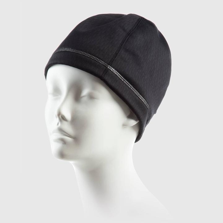 Women's Texture Beanie With Reflective Trim And Ponytail Opening - C9 Champion One Size Black, Women's