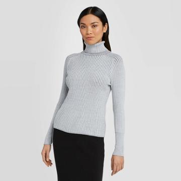 Women's Turtleneck Sweater - Prologue Gray