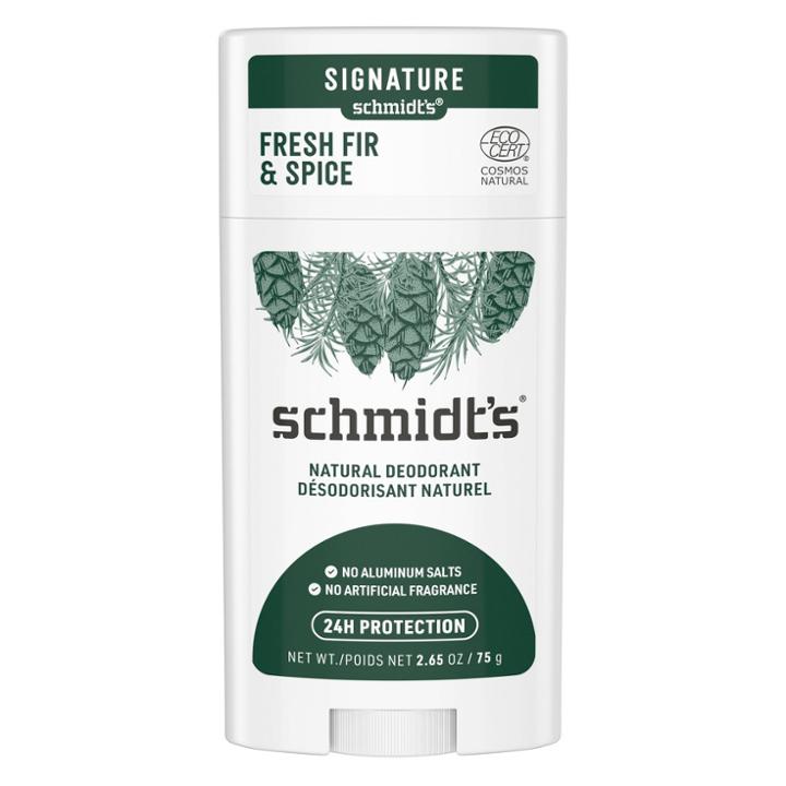 Schmidt's Fir + Spice Aluminum-free Natural Deodorant