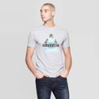 Men's Short Sleeve Crewneck Social City Of Angels Graphic T-shirt - Awake Gray