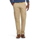 Wrangler Men's Flannel Lined Cargo Pants Khaki (green)