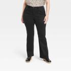 Women's Plus Size High-rise Anywhere Flare Jeans - Knox Rose Black Denim