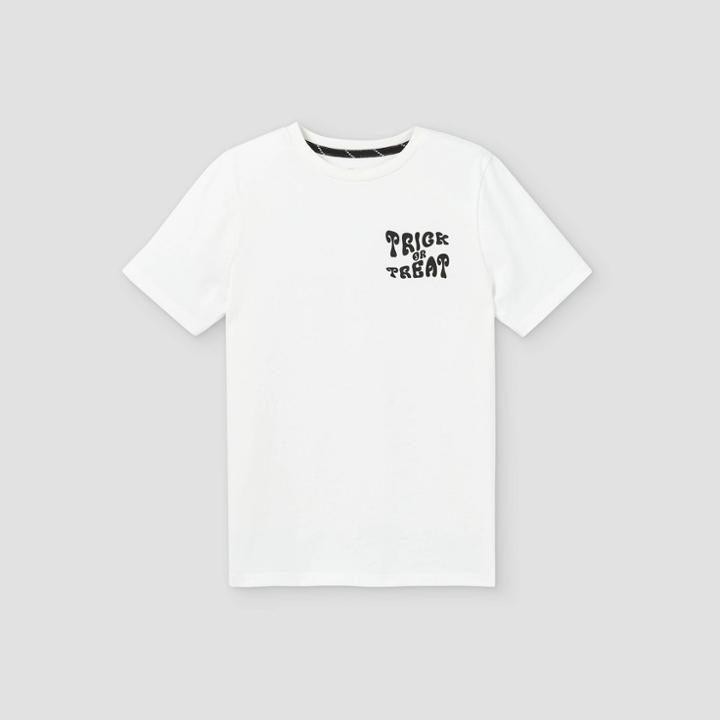 Boys' Halloween Graphic Short Sleeve T-shirt - Art Class White