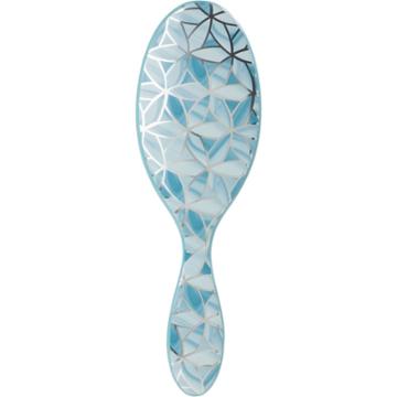 Wet Brush Original Detangler Hair Brush For Less Pain, Effort And Breakage - Patterned - Mosaic Floral Blue