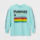 Men's Polaroid Capture And Remember Long Sleeve Graphic T-shirt - Mint S, Men's, Size: Small,