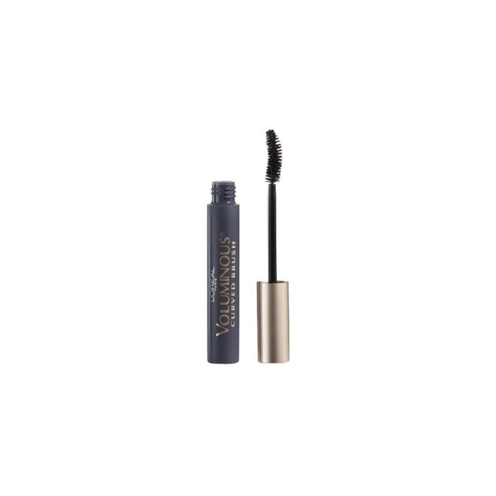 L'oreal Paris Voluminous Mascara Curved Brush 350 Black Brown .28 Fl Oz, Black Brown
