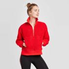 Women's Sherpa Pullover - Joylab Bright Red