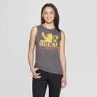 Women's Game Of Thrones House Lannister Muscle Crewneck Tank Top (juniors') - Gray