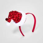 Girls' Santa Hat Headband - Cat & Jack Red