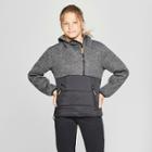 Girls' Half Zip Puffer Jacket - C9 Champion Black