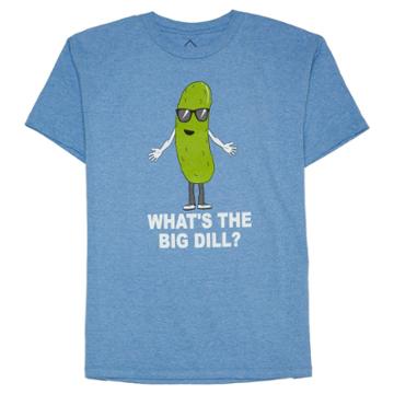 Hybrid Apparel Boys' What's The Big Dill T-shirt -